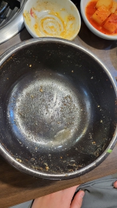 맛있어서 깨끗이 비웠어요