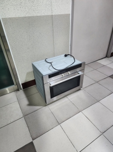 전기오븐 폐가전 배출했어요