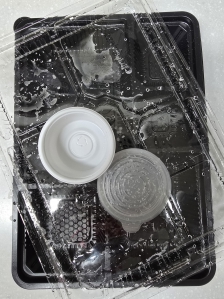 배달용기 설거지인증~