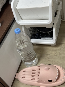 음식점에서도 라벨제거 하는 스탈