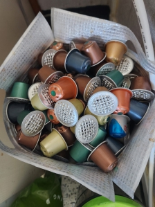 커피캡슐 모으는 중