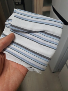 손수건 사용하기