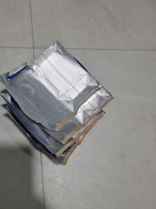 오늘 아침에 나온 우유곽 정리 완료