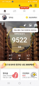 걷기실천하는중