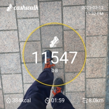 3월 12일 1만보 걷기