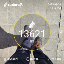 3월 14일 1만보걷기