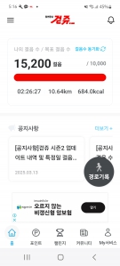 만보걷기채러린지