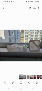 요플레 라벨제거후 세척 건조