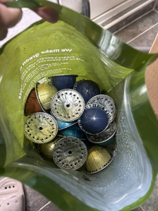 커피캡술재활용인증이요!