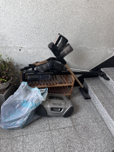 폐가전수거 완료