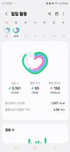 5천보걸었네요!