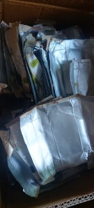 멸균팩 모았어요 작은실천으로 환경지키기