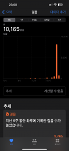 오늘 걷기 완료!