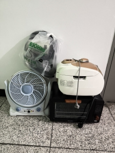 작은 가전은 5개 있어야 수건된다해서 5년동안 모았어요