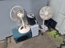 에어프라이기 배출