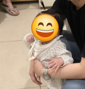 아기손수건사용해요