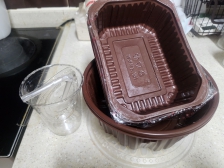 배달용기 설거지하기