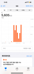 꾸준히 5000보는 걸었네요