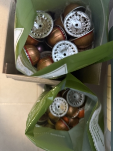 커피 캡슐 모으기!