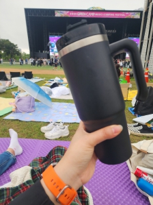텀블러 사용~