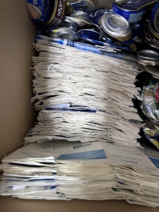 열심히 모은 재활용품입니다^^