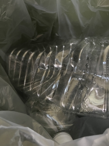 페트평을 분리배출해요