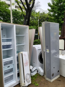 이사하면서 대형가전 수거신청했어요!