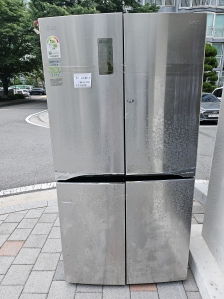 양문형 냉장고  폐가전 제품 배출