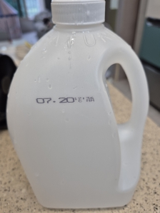 우유병 라벨제거