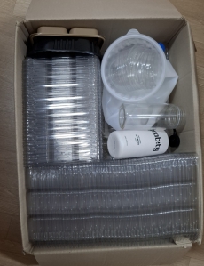 플라스틱 모았어요