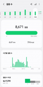 8천보 이상 걷기