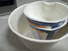 노플라스틱 용기 사용