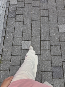 택시안타고 걸었어요