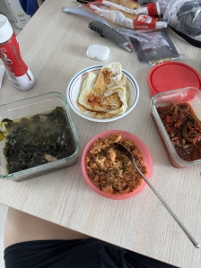 일회용품 안받기위해 글라스락으로 포장해오기!