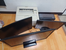 모니터3개 프린터2개 수거요청했네요