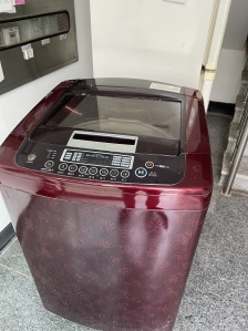 세탁기 배출 했어요~