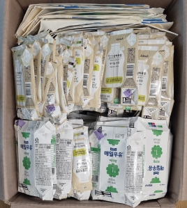 종이팩 챌린지 참여