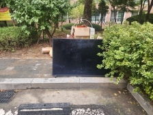 65인치 텔레비전 무상수거