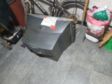 20년 가까이된 crt tv를 드디어 수거요청했어요