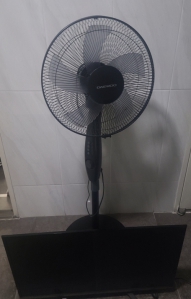 선풍기, TV 수거했습니다.