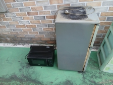 소형냉장고와 전자레인지 배출 102