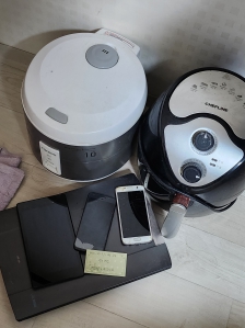 폐가전 제품을 배출했습니다