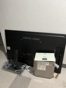 폐가전 무상수거  완료했어요^^