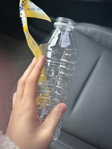 라벨제거 후 분리수거하기!!