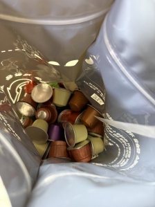 커피캡슐 모았어요