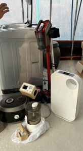 세탁기 소형 주방가전등