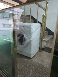 폐가전제품배출(드럼세탁기)