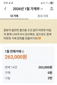 중고거래내역