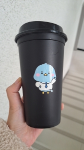 텀블러사용해요 