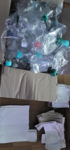 페트병 정리했네요